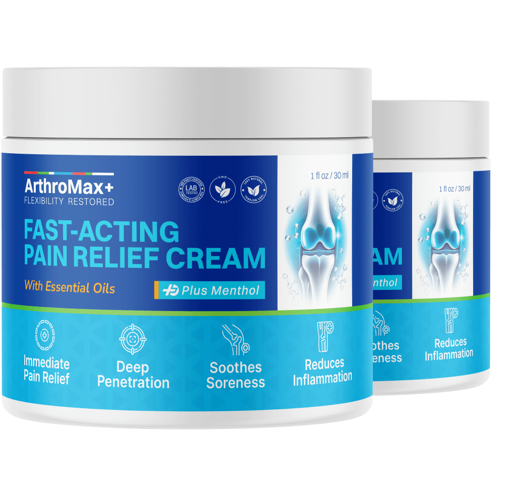 ArthroMax+ Cream product bottles